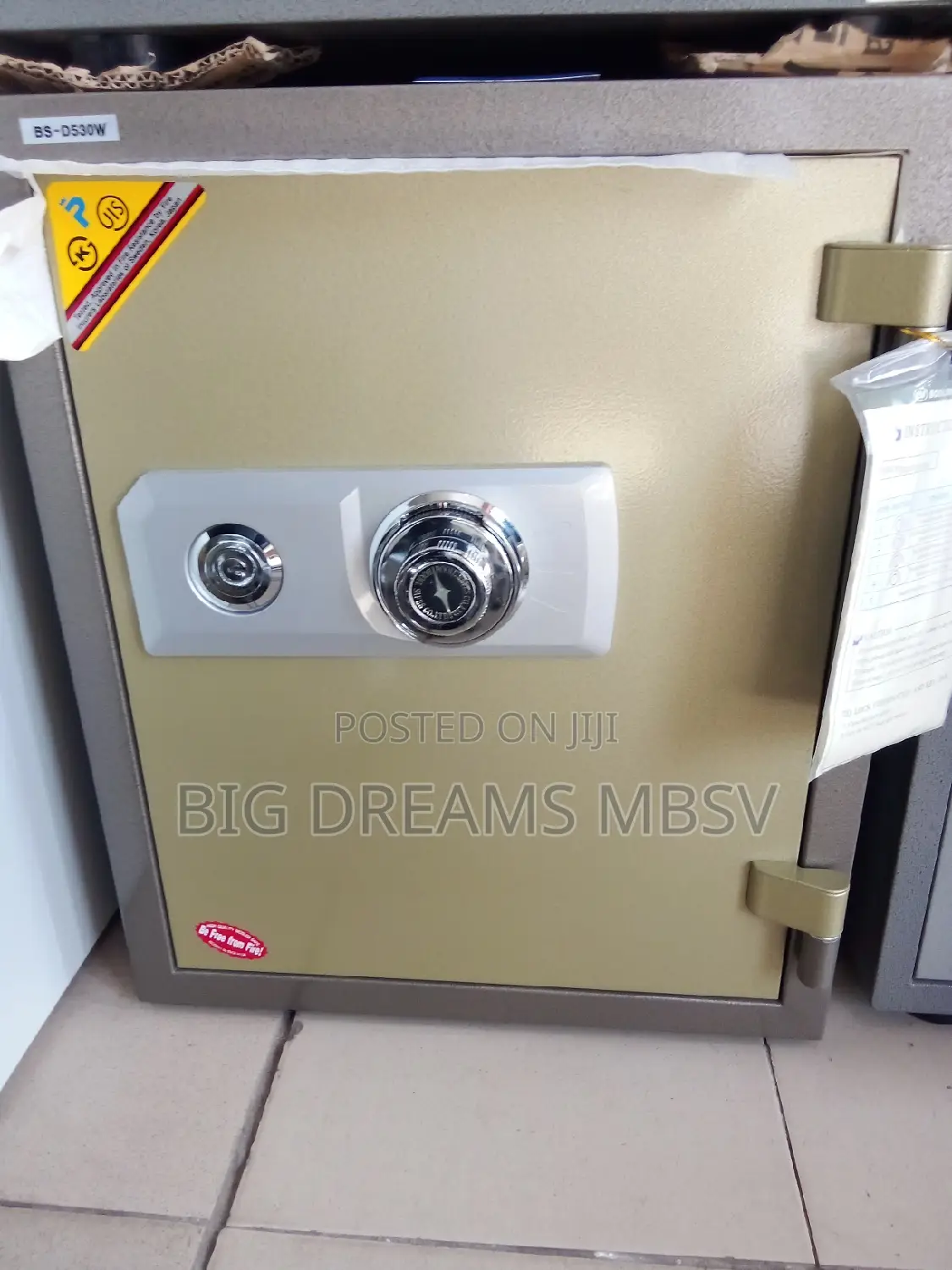 Ds 530.Manual Fireproof Safe