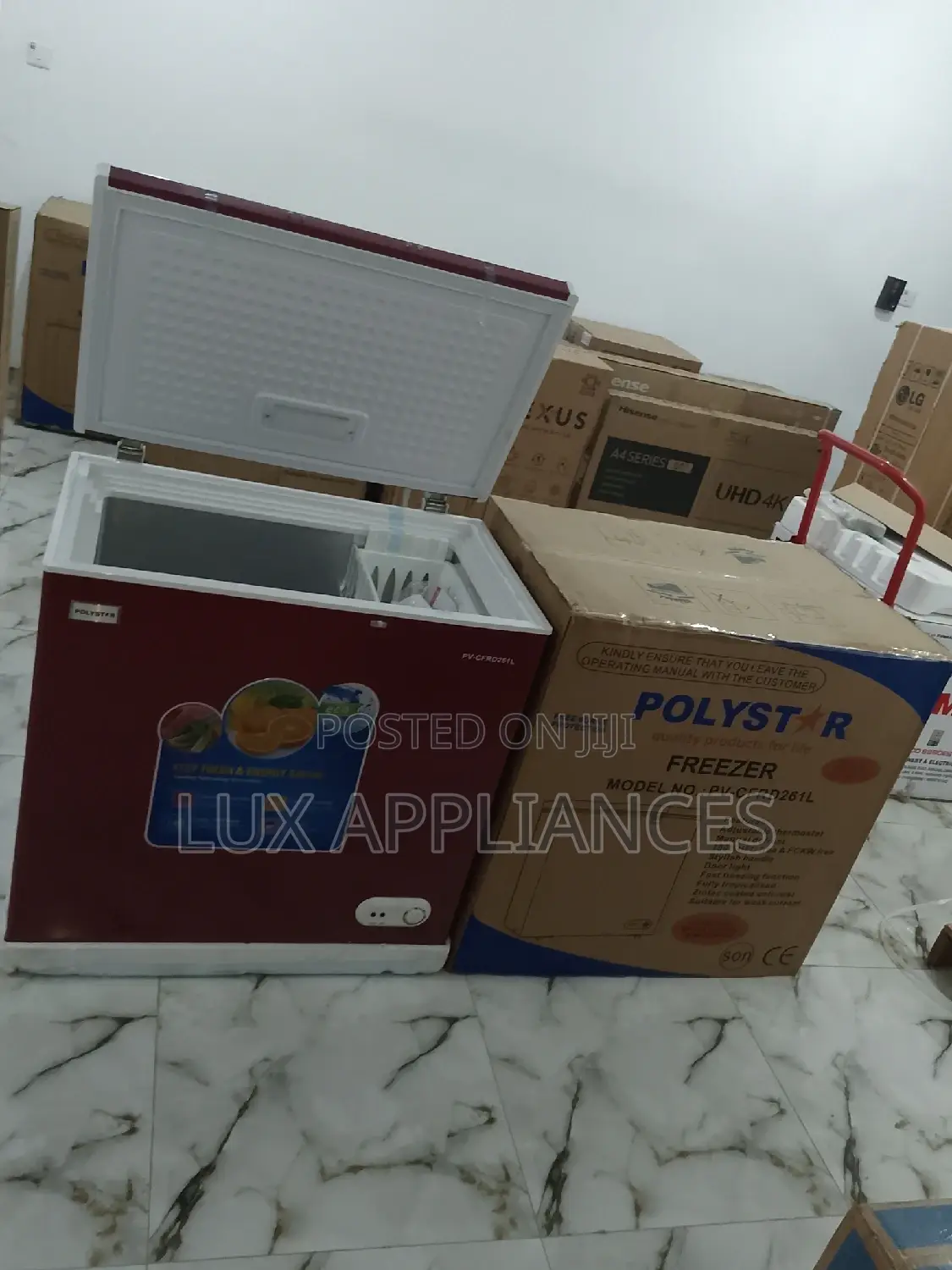 Fast Freeze Power Indicator Polystar Strong Chest Freezer