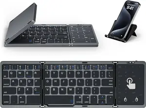 B033 Mini Foldable Bluetooth Wireless Keyboard for Windows,