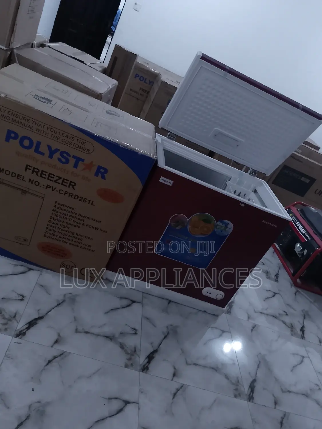 Reliable Polystar Chest Freezer With Low Removable Baskets