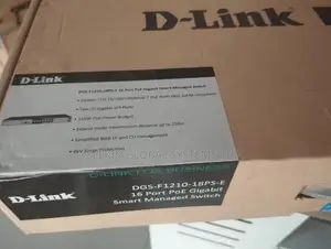 D Link 18-Port Gigabit Managed Poe+ Switch DGS-F1210-18ps