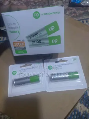 Dp Li-Ion 3.7V 2000mah Rechargeable Battery -
2pcs