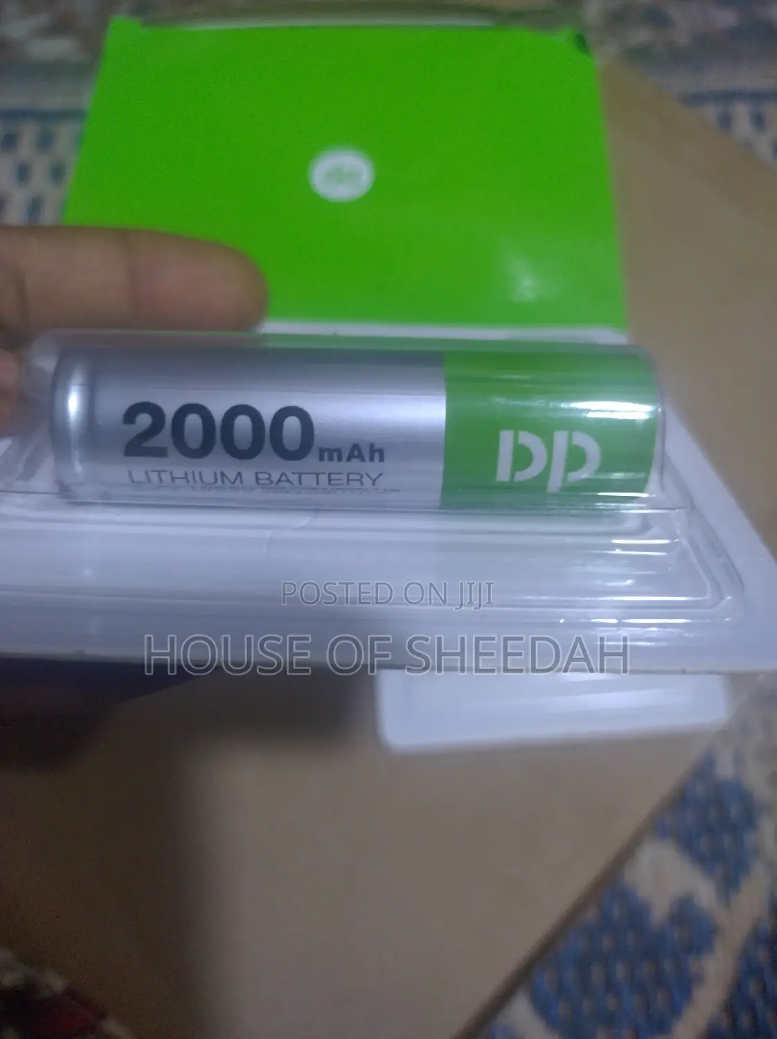 Dp Li-Ion 3.7V 2000mah Rechargeable Battery -
2pcs