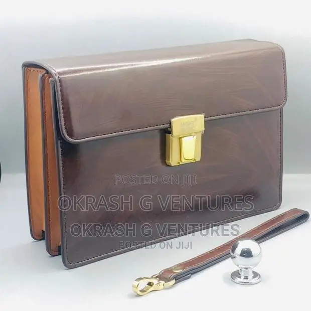 Montblanc Clutch Leather Bag for Men's