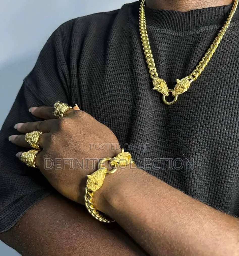 Cuban Necklace Set
