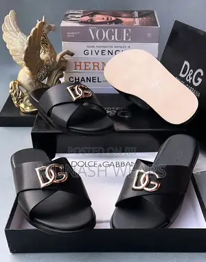 Original Leather D G Slipers