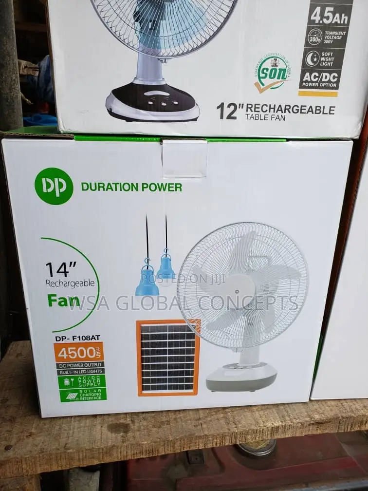 14” Rechargeable Fan
