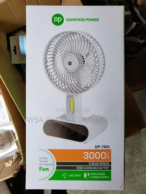 Desktop Portable Rechargeable Fan