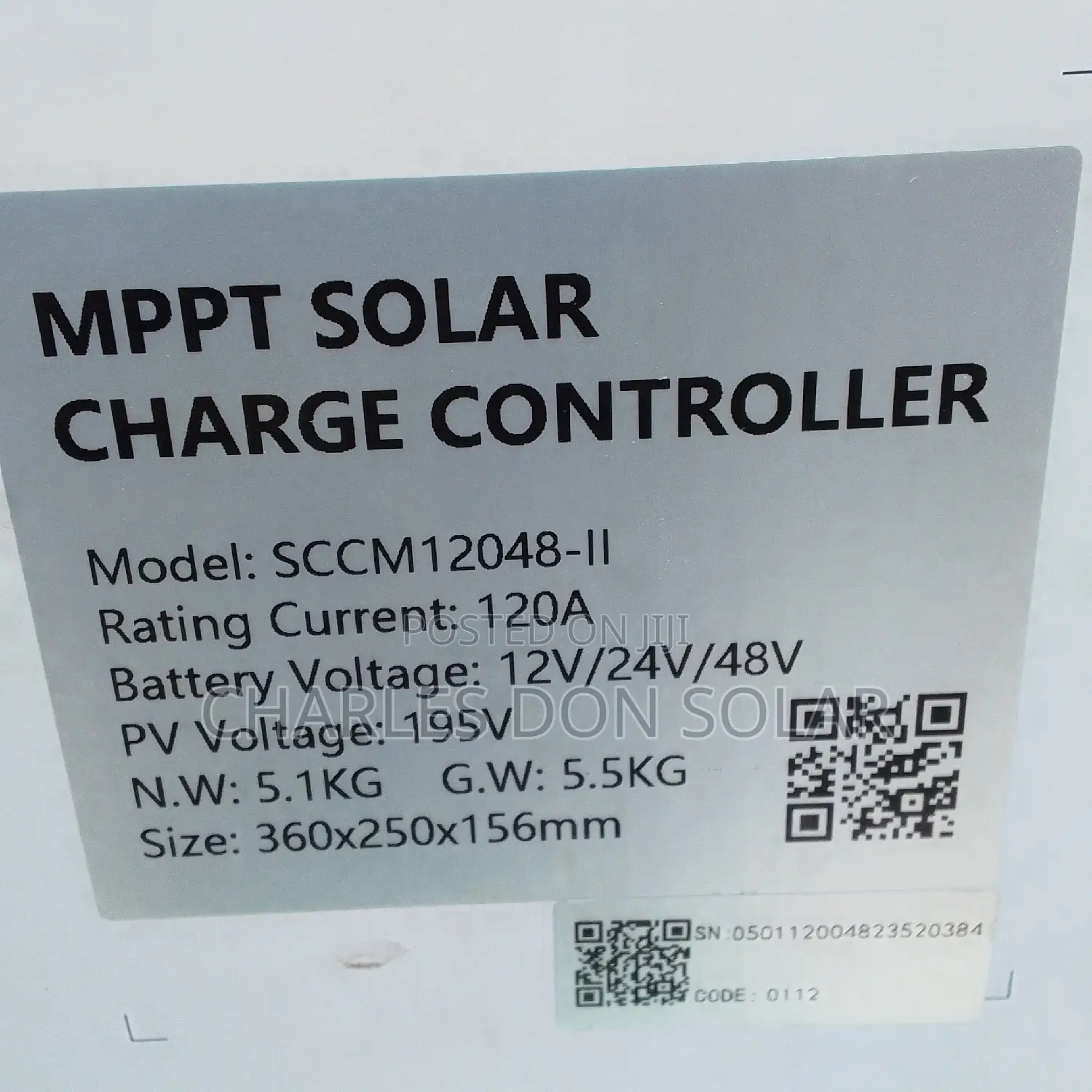 120a Felicity Charge Controller