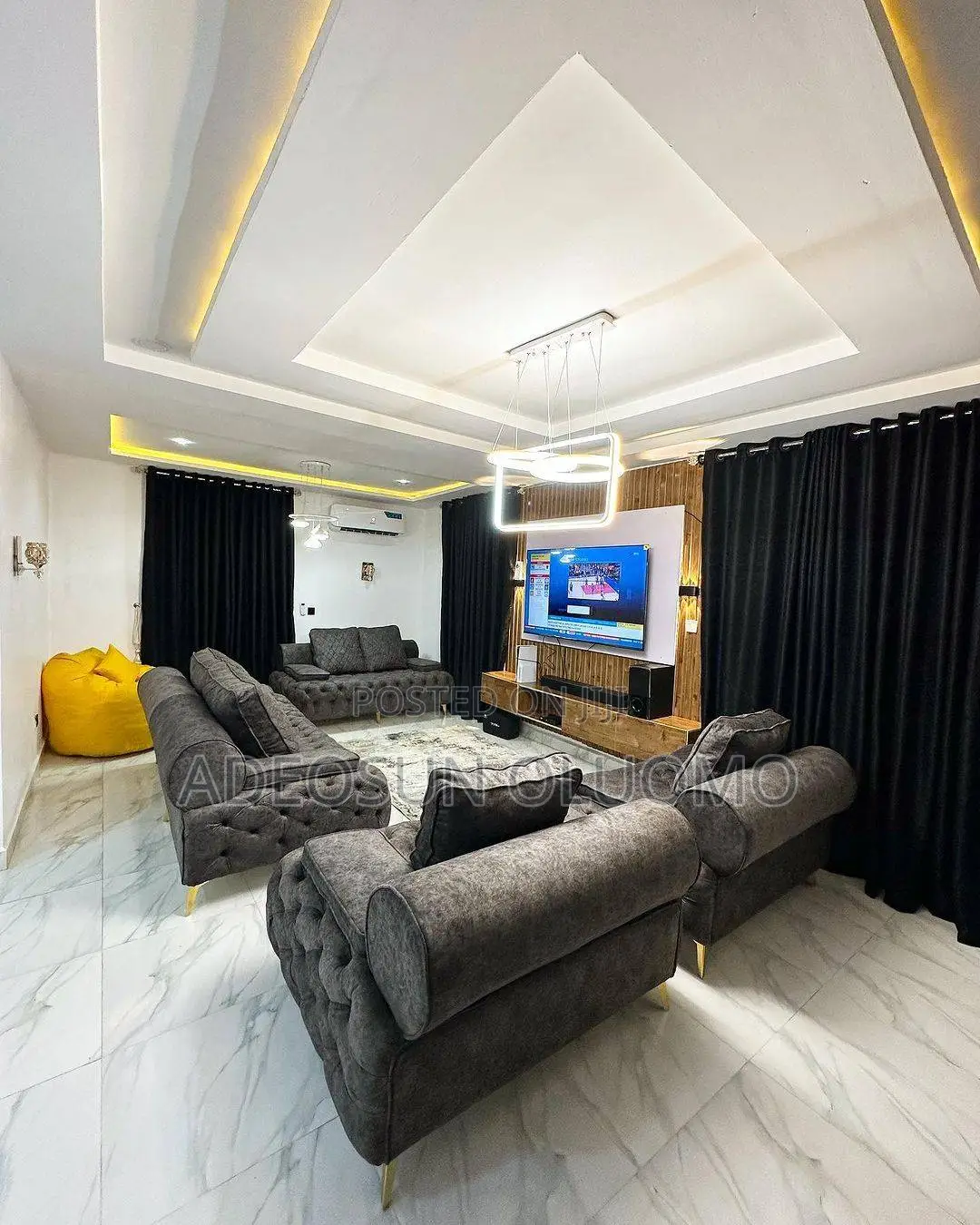 Pop Full Ceiling Interior Design