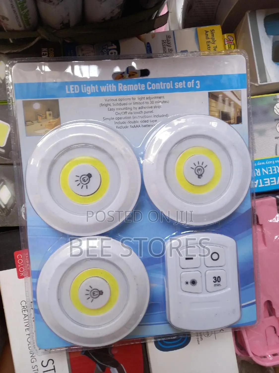 3in1 Sensor Led Light With Remote Control