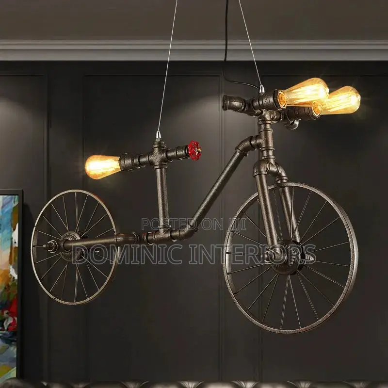 Creative Individual Bicycle Pendant Light