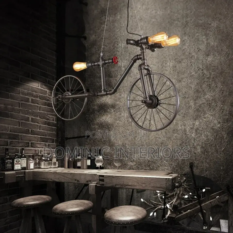 Creative Individual Bicycle Pendant Light