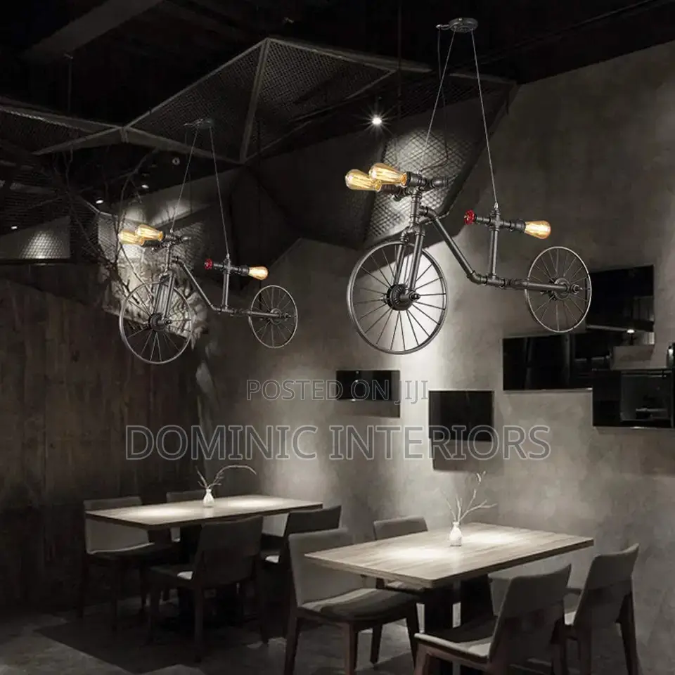 Creative Individual Bicycle Pendant Light
