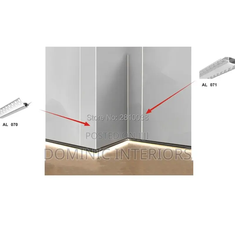 Profile for Recessed Wall Light