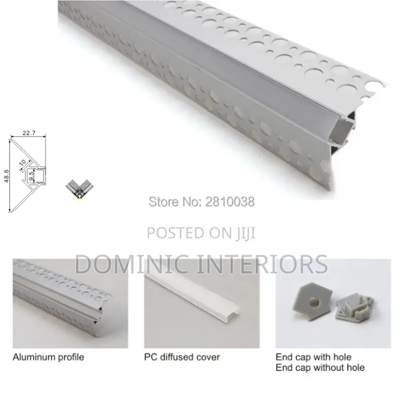 Profile for Recessed Wall Light