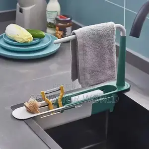 Sink Drain Rack Storage Basket