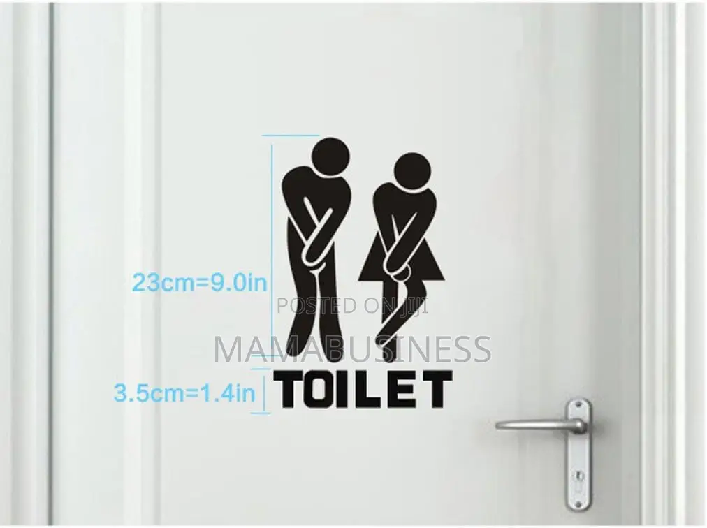 Toilet Wall Sticker-Muk4127