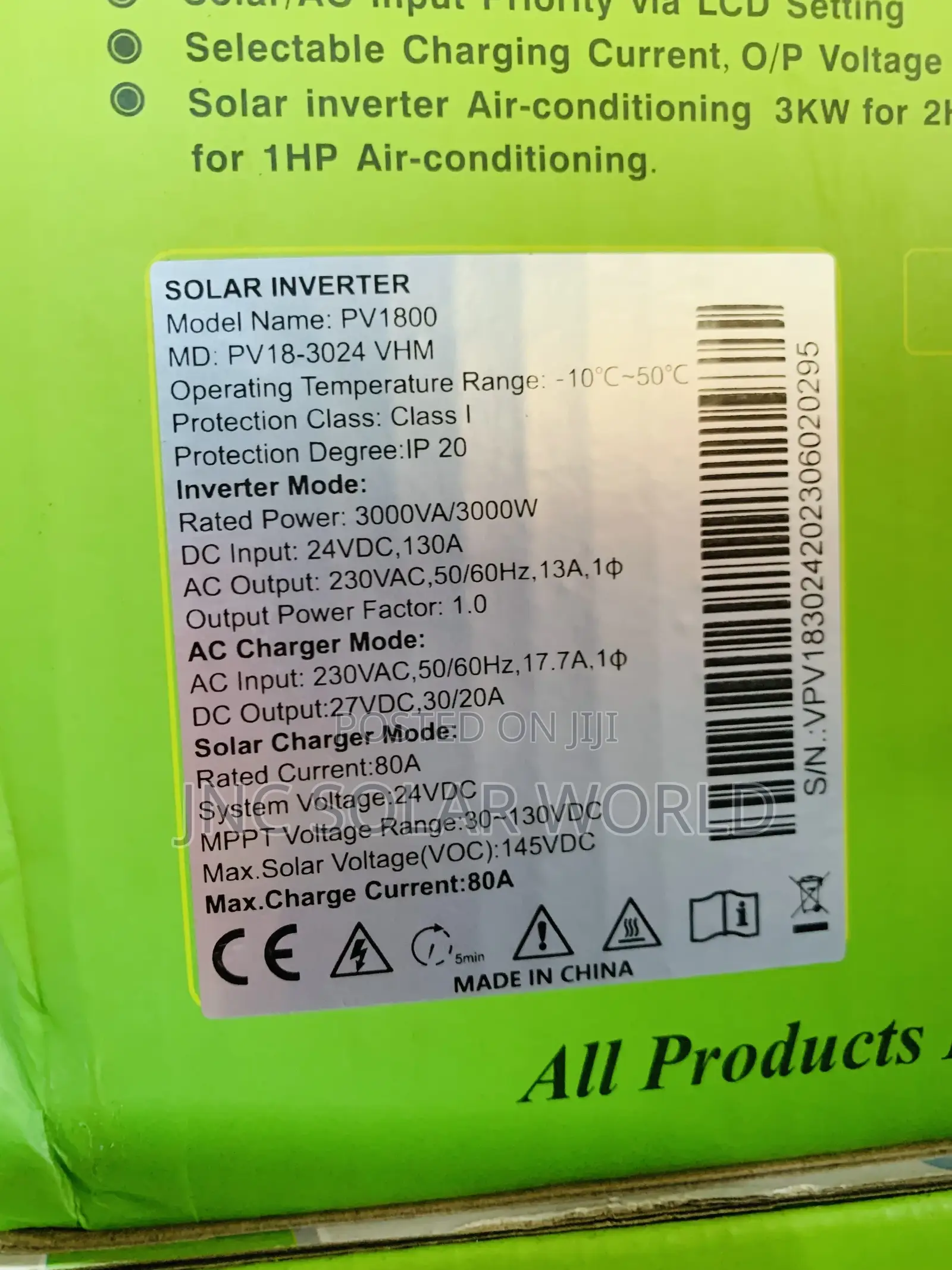 3kva/24v Must Inverter Hybrid