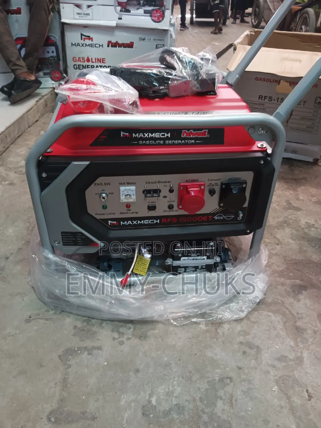 Maxmech 15kva 3phase Copper Coil Generator
