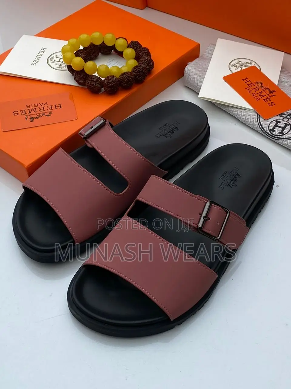 Zara Leather Slipers