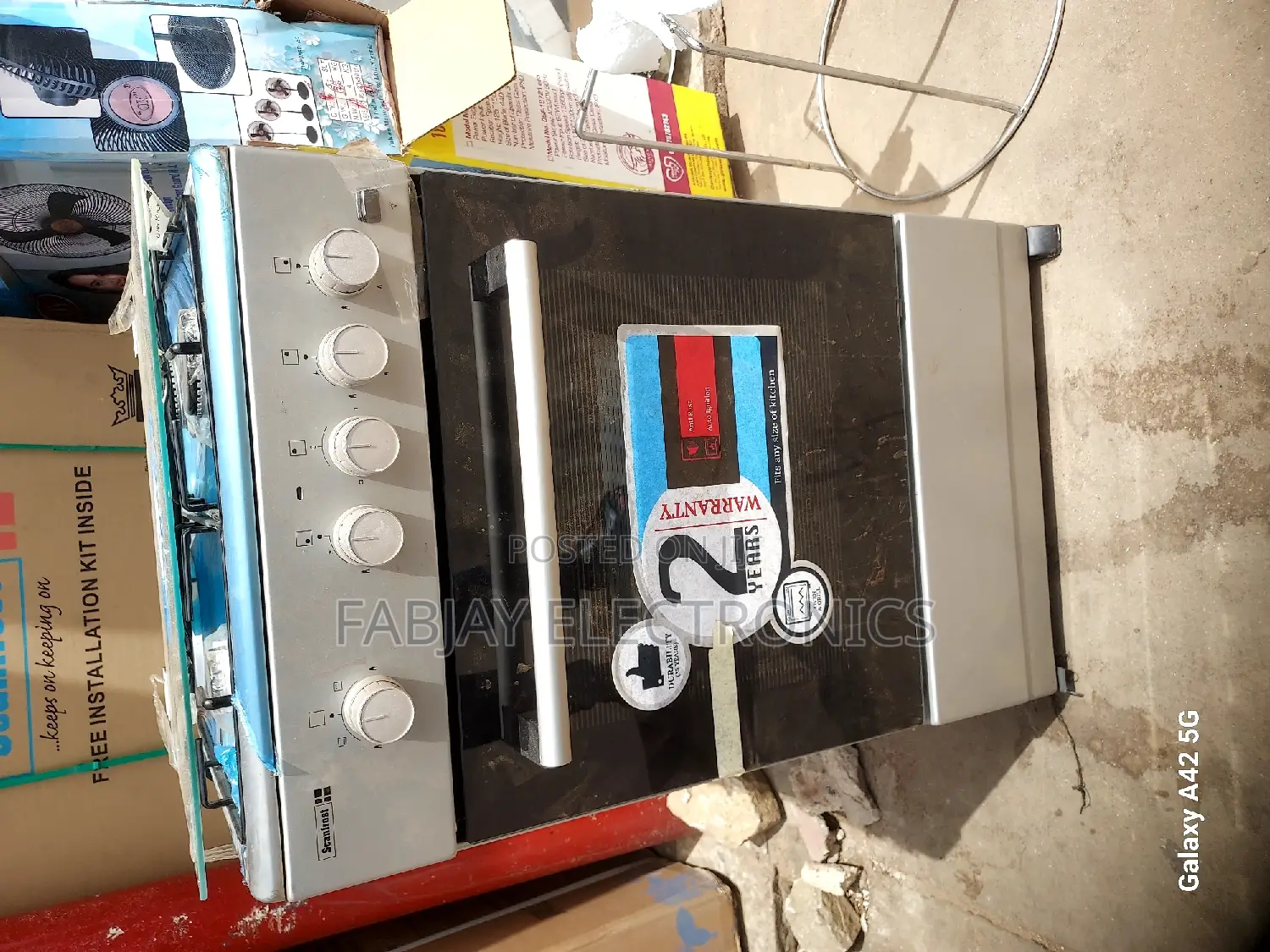 Scanfrost Gas Cooker
