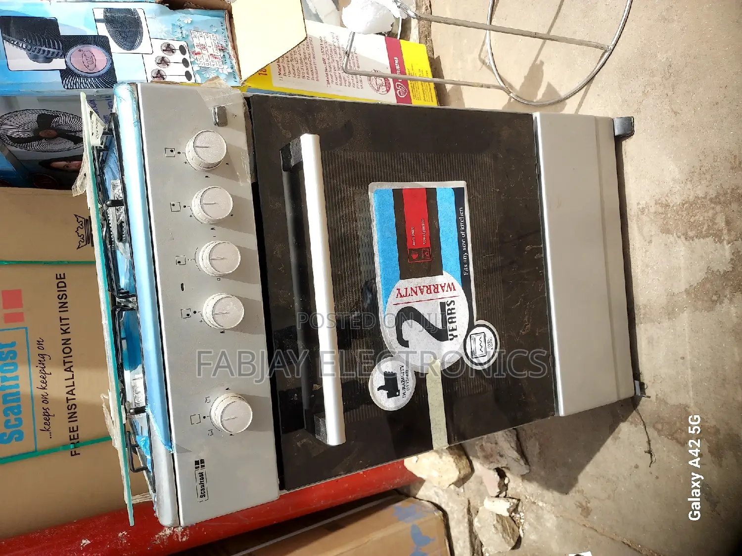Scanfrost Gas Cooker