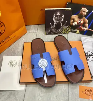 Italian Leather Hermes Slipers