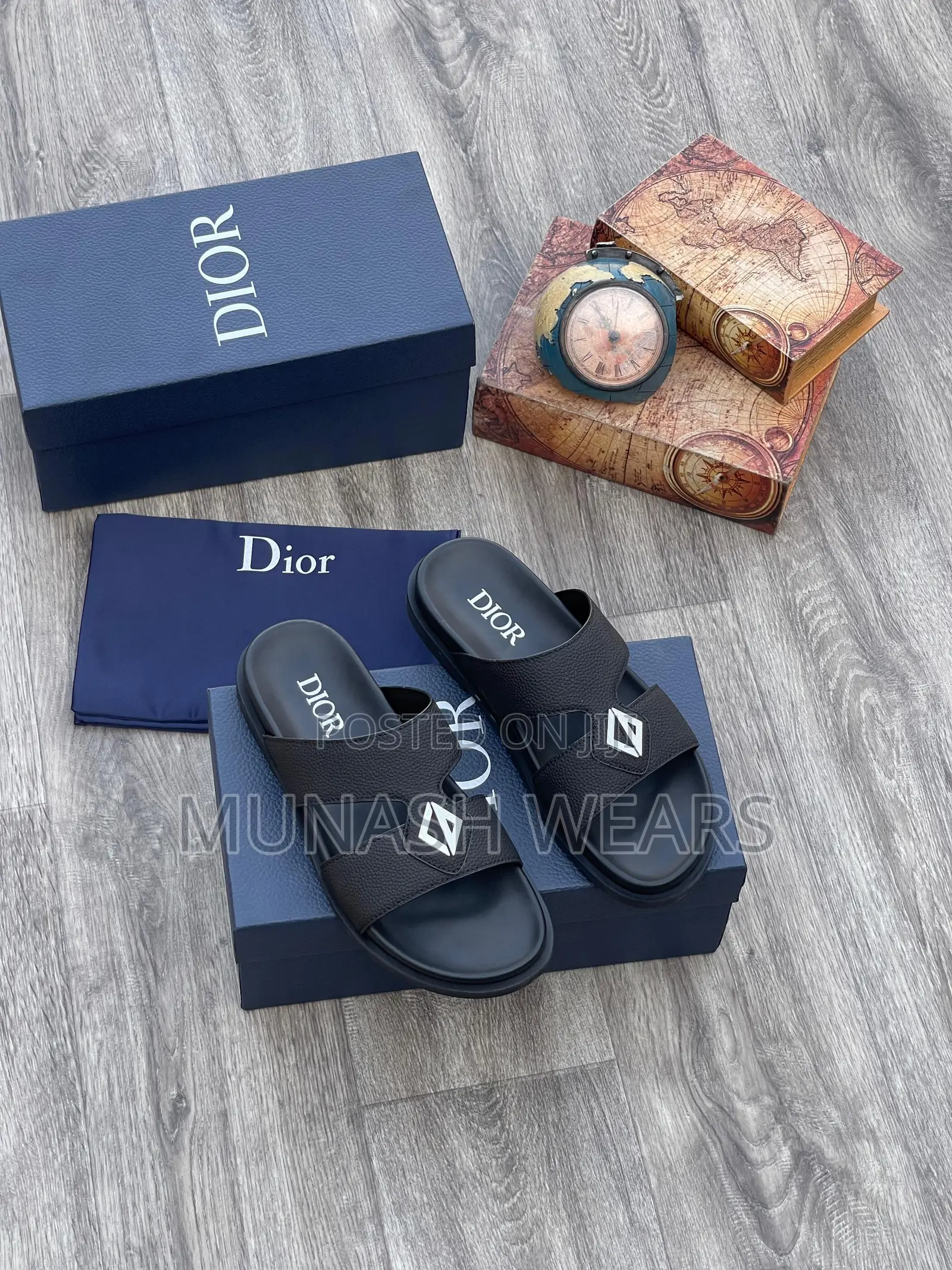 Dior Leather Slipers