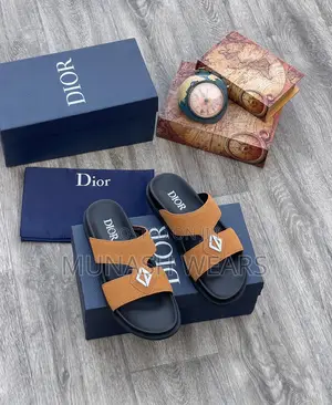 Dior Leather Slipers