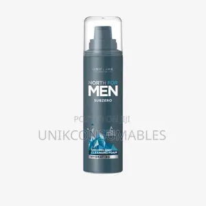 North For Men Subzero 2-in-1 Facial Cleansing Shaving Foam