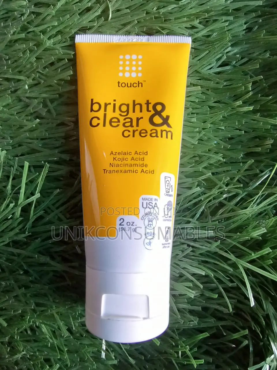 Touch Bright Clear Cream 2 Oz( 56.7g)