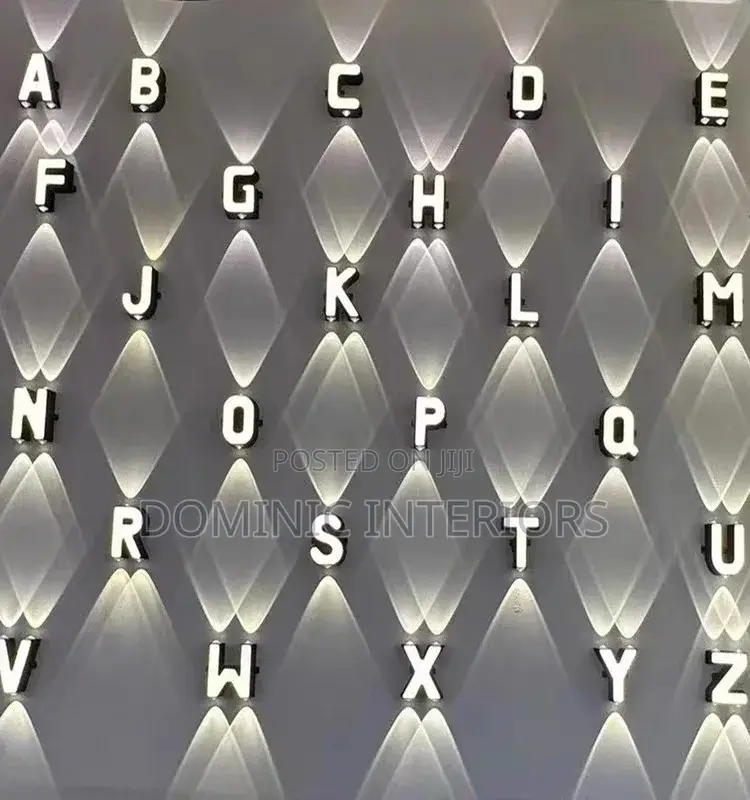 Waterproof Wall Lights English Letters