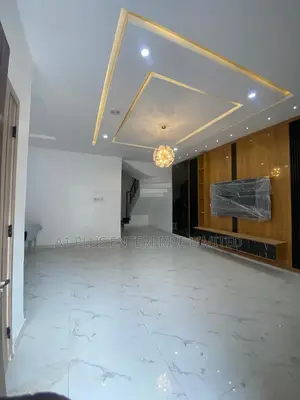 TV Wall Cladding With Black and Brown Combo