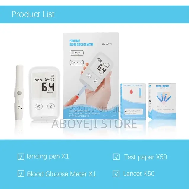 Blood Glucose Meter Strip Sampling and Needle Accurate