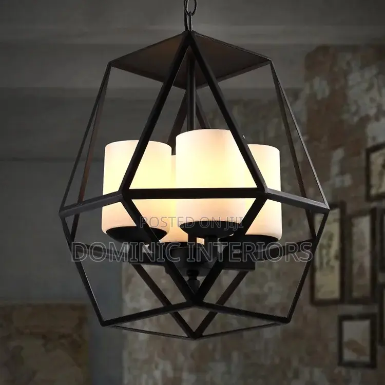 Glass Shade Hanging Ceiling Chandelier