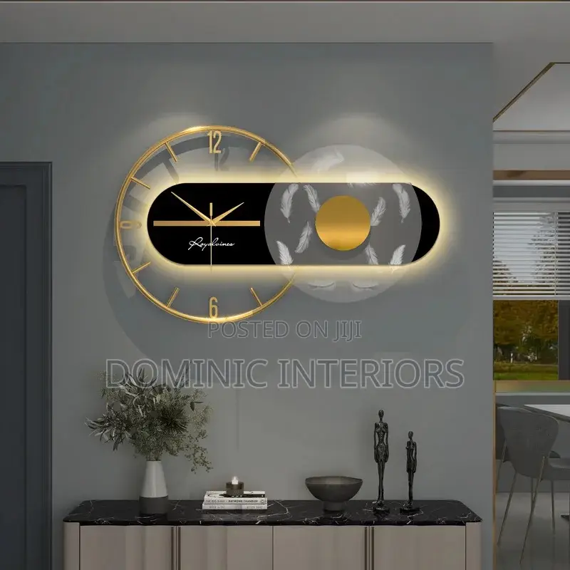 Fashionable Wall Mounted Lights Clocks