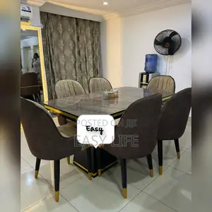 Six Sitter Dining Chair and Table