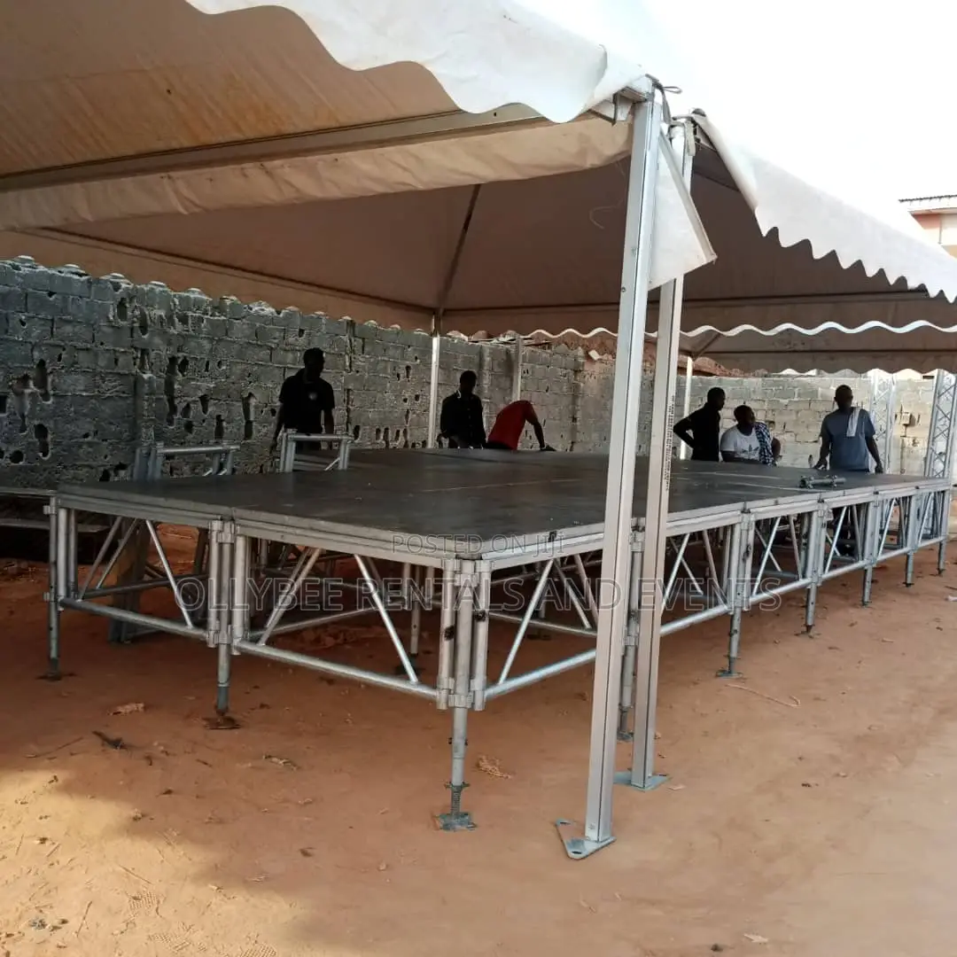 Stages, Risers And Carpet For Rent.