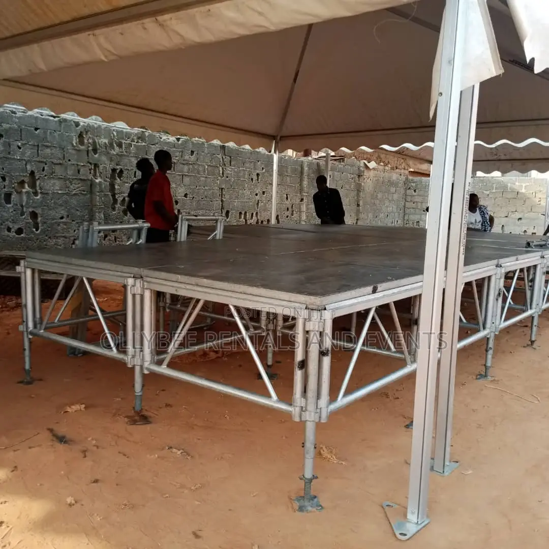 Stages, Risers And Carpet For Rent.