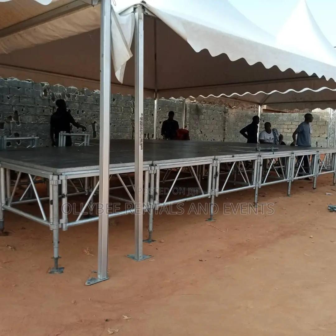 Stages, Risers And Carpet For Rent.