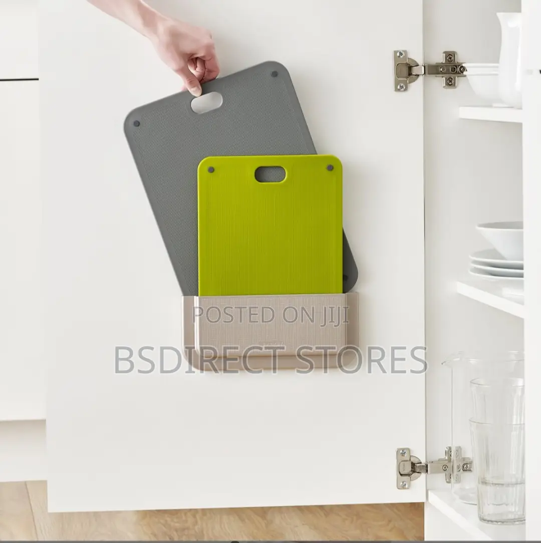 Doorstore 2piece Chopping Board Set With In Cupboard Storage