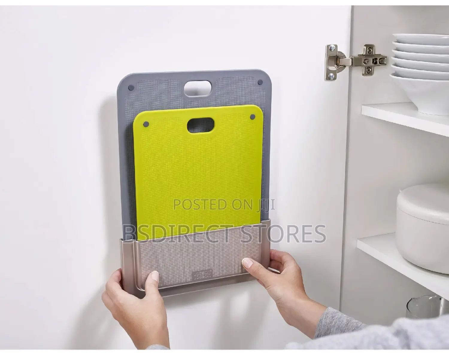 Doorstore 2piece Chopping Board Set With In Cupboard Storage