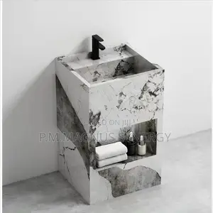 England Standard Marble Standing Basins.