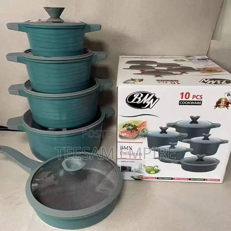 10pcs Quality Granite Cookware Set