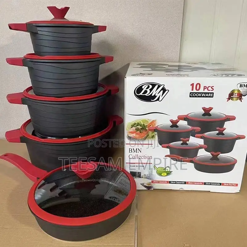 10pcs Quality Granite Cookware Set
