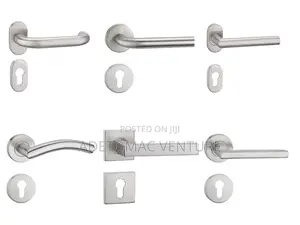 Original Europe Stainless Lock Set and Handles Complete