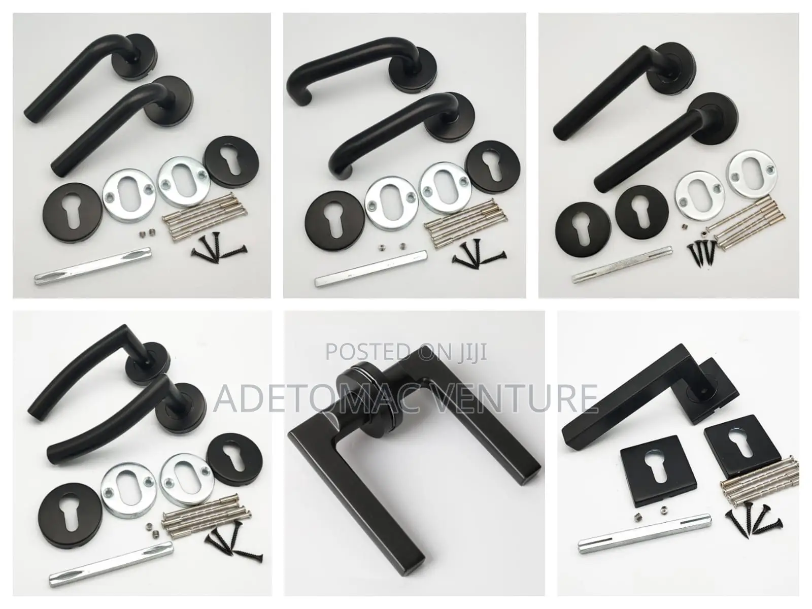 Original Europe Stainless Lock Set and Handles Complete