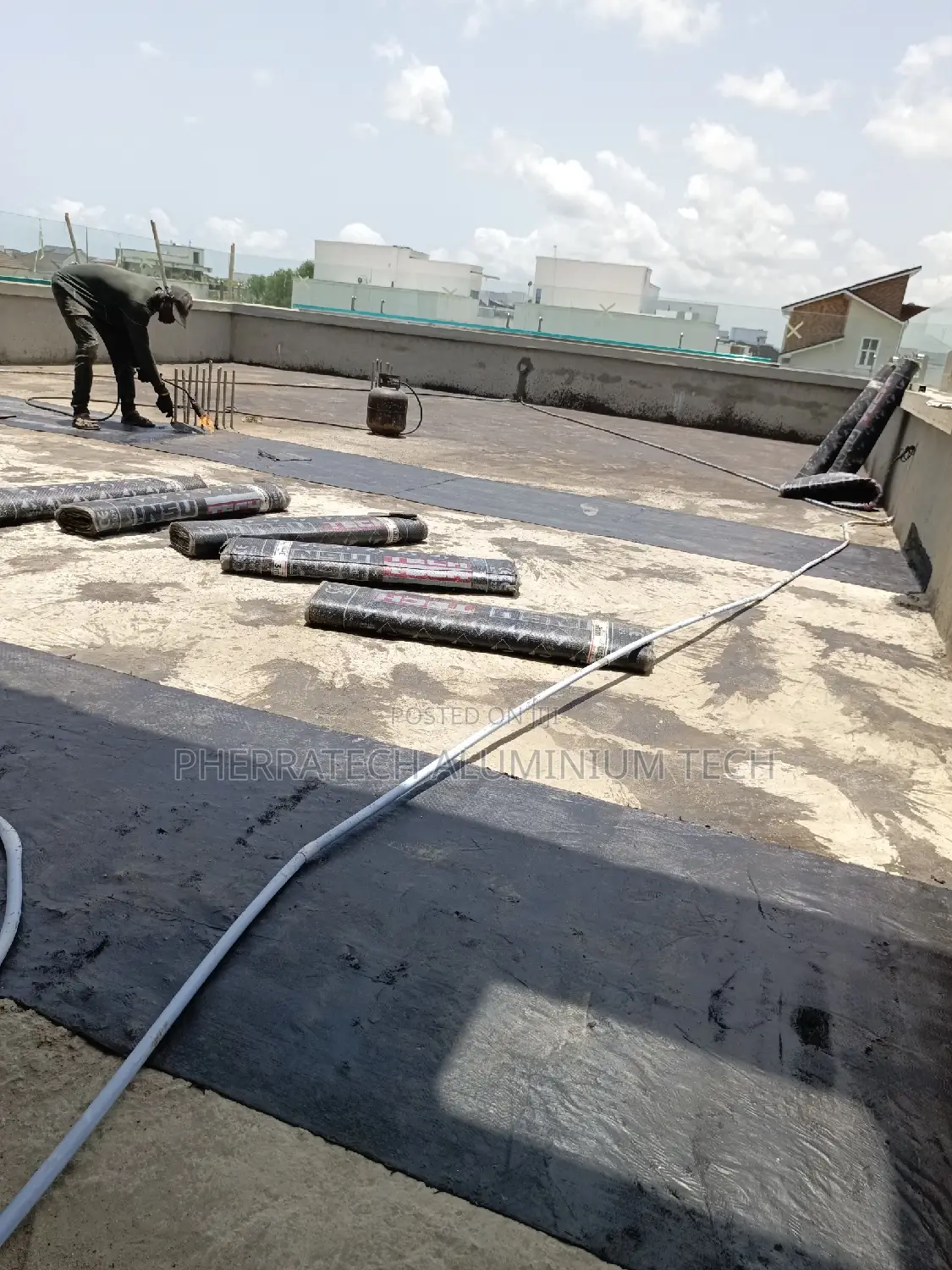 Flat Roof Decking Felting