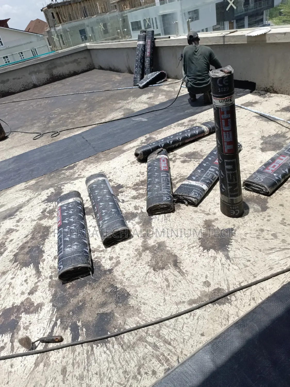 Flat Roof Decking Felting
